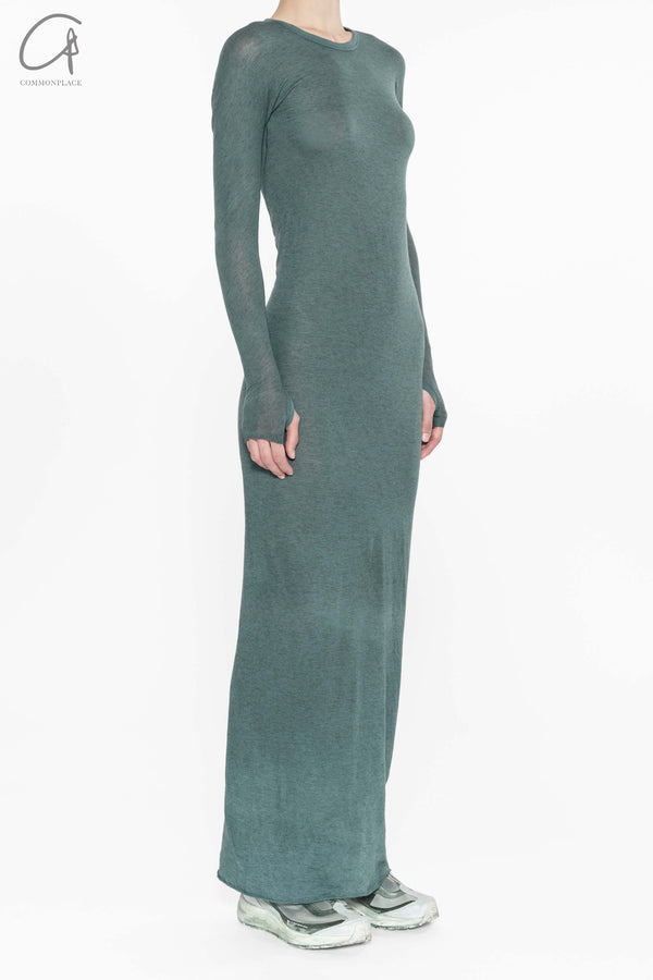 Boris Bidjan Saberi WDRESS2 Series Long Dress Series WDRESS2 FTT00001-HZ Seaweed